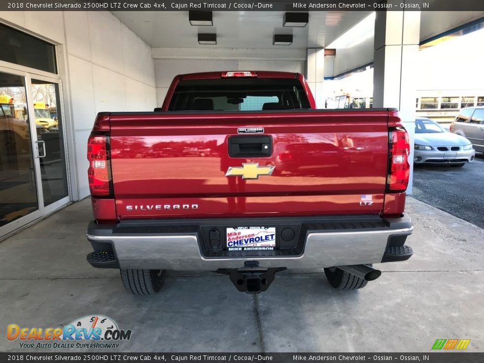 2018 Chevrolet Silverado 2500HD LTZ Crew Cab 4x4 Cajun Red Tintcoat / Cocoa/­Dune Photo #6