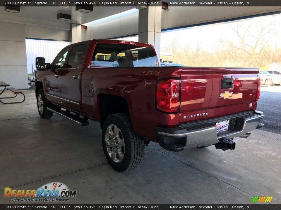 2018 Chevrolet Silverado 2500HD LTZ Crew Cab 4x4 Cajun Red Tintcoat / Cocoa/­Dune Photo #8