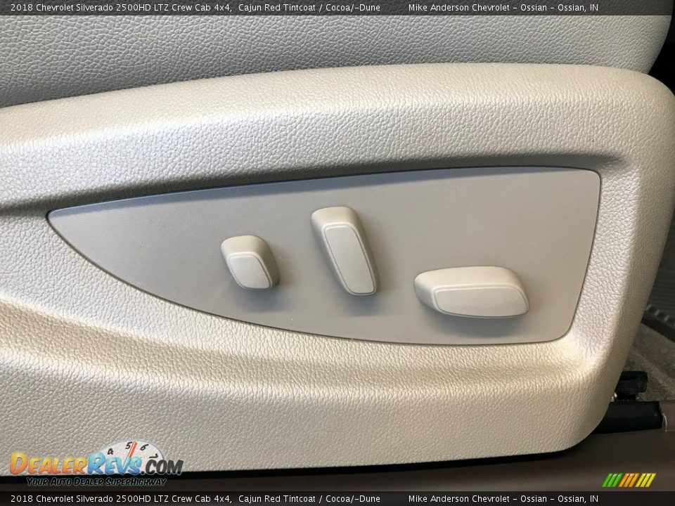 2018 Chevrolet Silverado 2500HD LTZ Crew Cab 4x4 Cajun Red Tintcoat / Cocoa/­Dune Photo #11