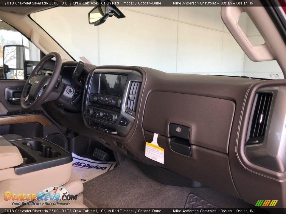 2018 Chevrolet Silverado 2500HD LTZ Crew Cab 4x4 Cajun Red Tintcoat / Cocoa/­Dune Photo #12