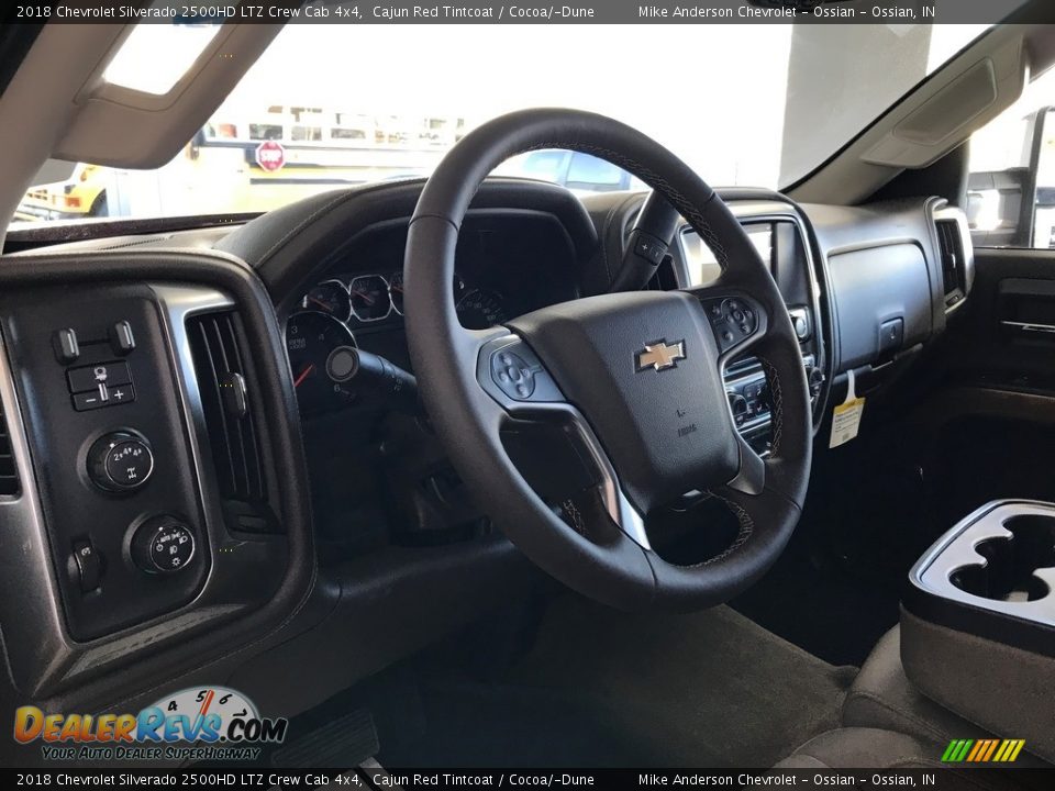 2018 Chevrolet Silverado 2500HD LTZ Crew Cab 4x4 Cajun Red Tintcoat / Cocoa/­Dune Photo #27