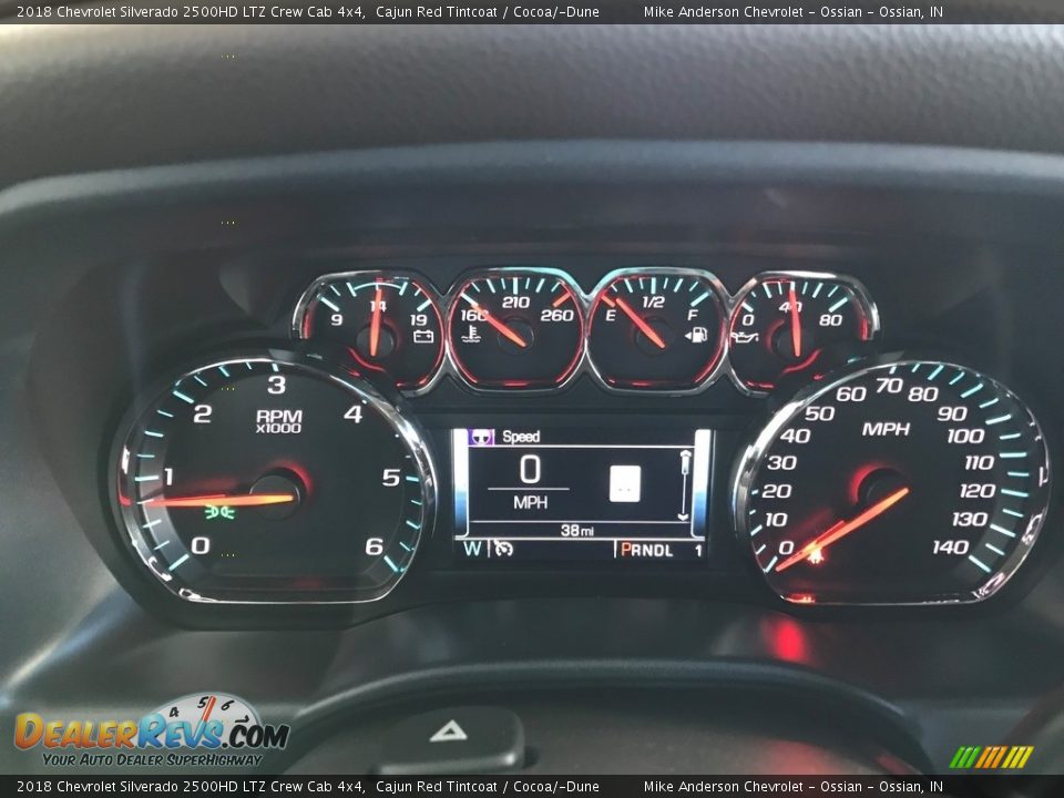 2018 Chevrolet Silverado 2500HD LTZ Crew Cab 4x4 Cajun Red Tintcoat / Cocoa/­Dune Photo #30