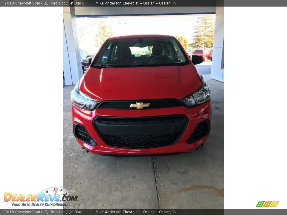2018 Chevrolet Spark LS Red Hot / Jet Black Photo #9