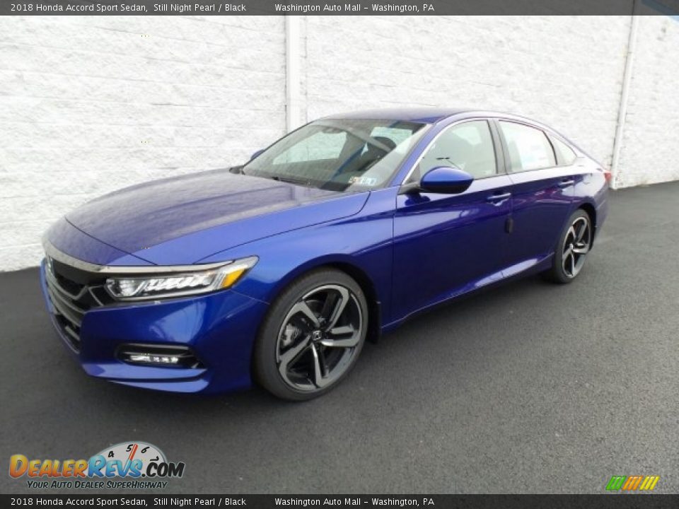 2018 Honda Accord Sport Sedan Still Night Pearl / Black Photo #5