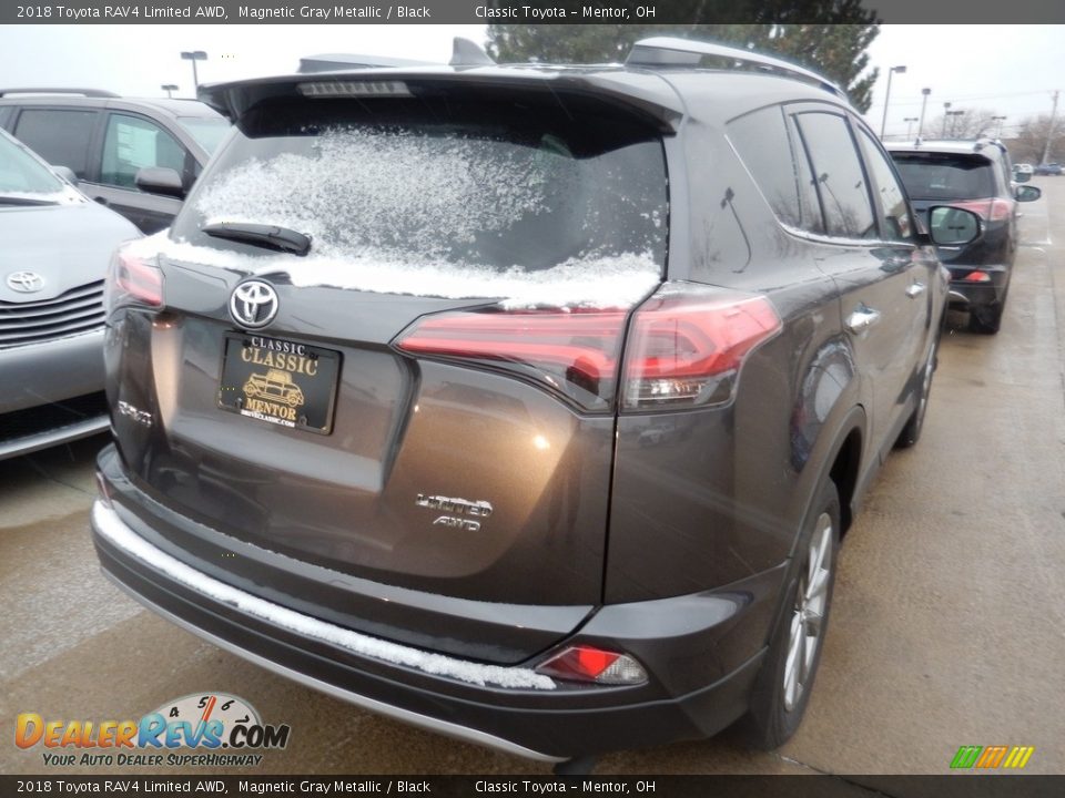 2018 Toyota RAV4 Limited AWD Magnetic Gray Metallic / Black Photo #2