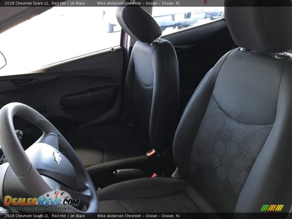 Jet Black Interior - 2018 Chevrolet Spark LS Photo #19