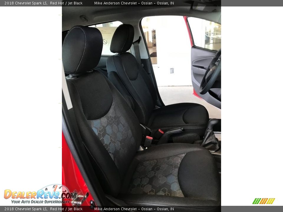 Jet Black Interior - 2018 Chevrolet Spark LS Photo #22