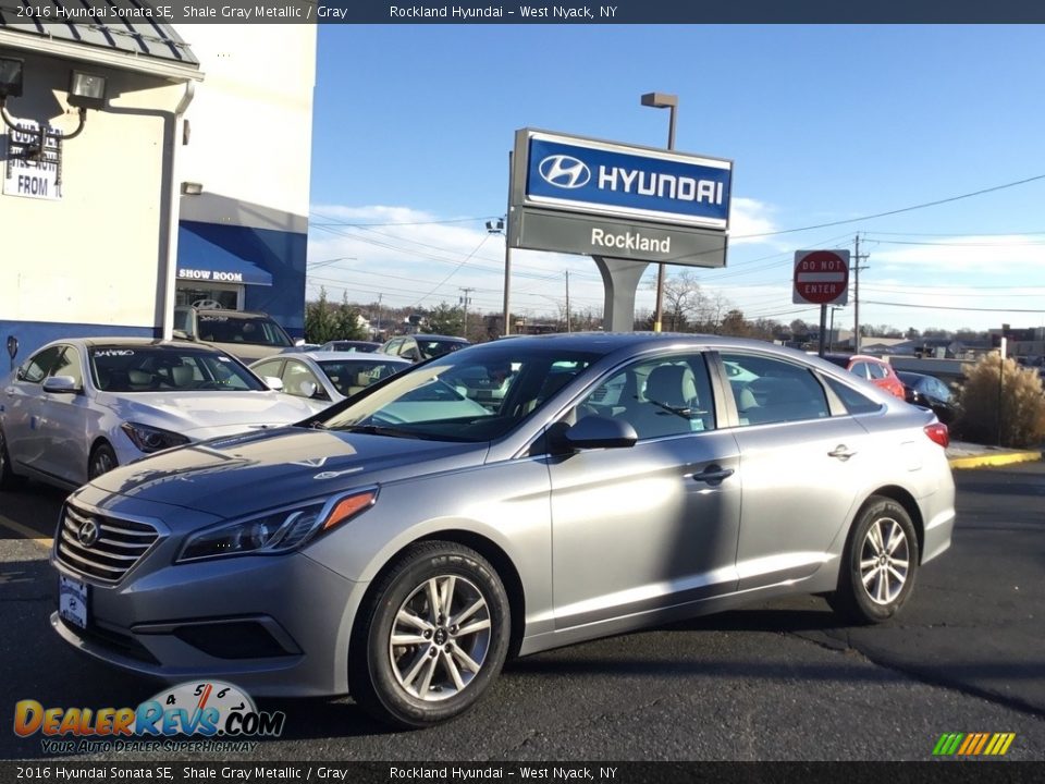2016 Hyundai Sonata SE Shale Gray Metallic / Gray Photo #1
