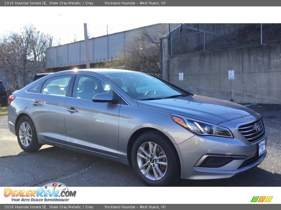 2016 Hyundai Sonata SE Shale Gray Metallic / Gray Photo #3