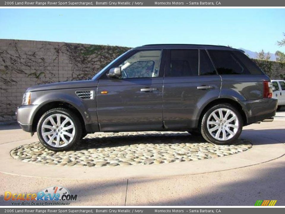 2006 Land Rover Range Rover Sport Supercharged Bonatti Grey Metallic / Ivory Photo #2
