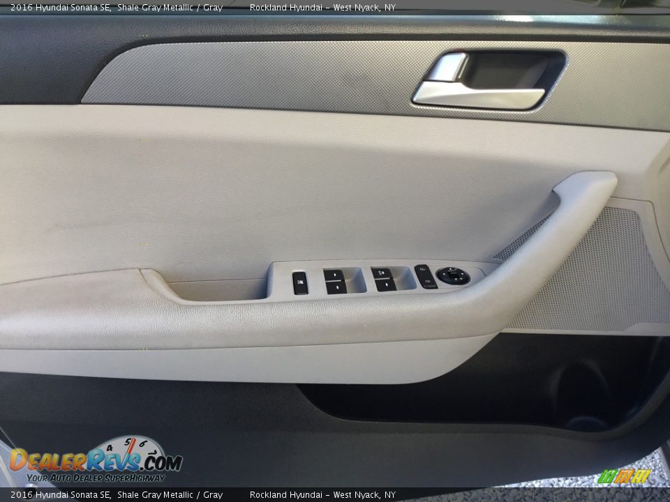 2016 Hyundai Sonata SE Shale Gray Metallic / Gray Photo #7