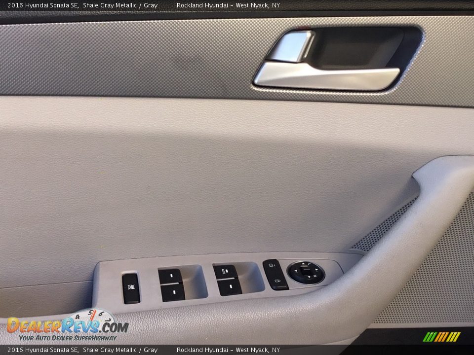 2016 Hyundai Sonata SE Shale Gray Metallic / Gray Photo #8