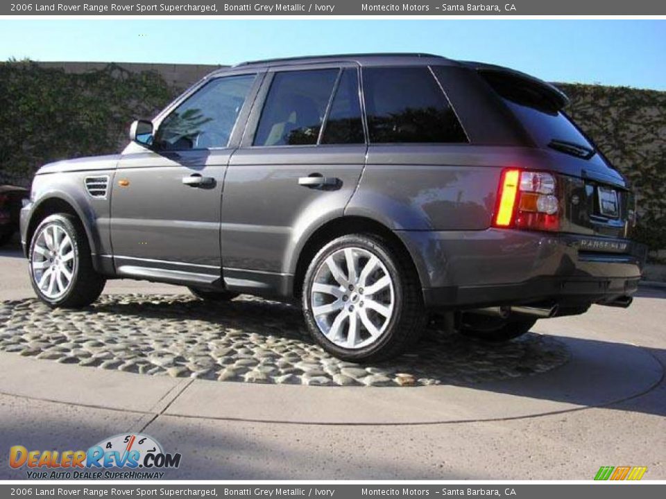 2006 Land Rover Range Rover Sport Supercharged Bonatti Grey Metallic / Ivory Photo #3