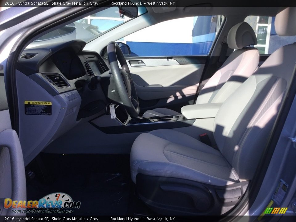 2016 Hyundai Sonata SE Shale Gray Metallic / Gray Photo #10