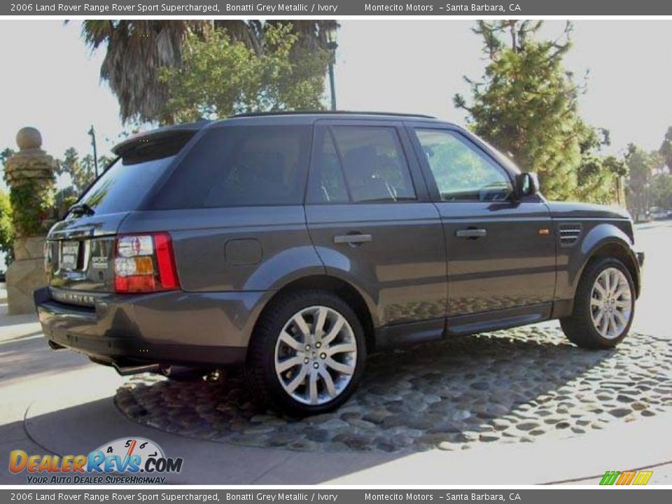 2006 Land Rover Range Rover Sport Supercharged Bonatti Grey Metallic / Ivory Photo #4