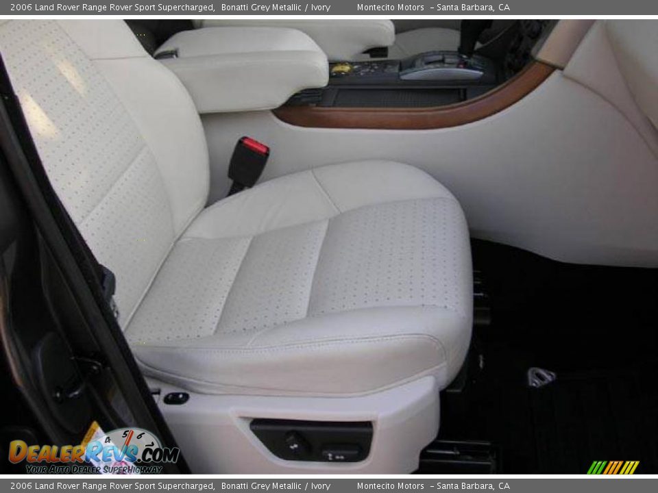 2006 Land Rover Range Rover Sport Supercharged Bonatti Grey Metallic / Ivory Photo #6