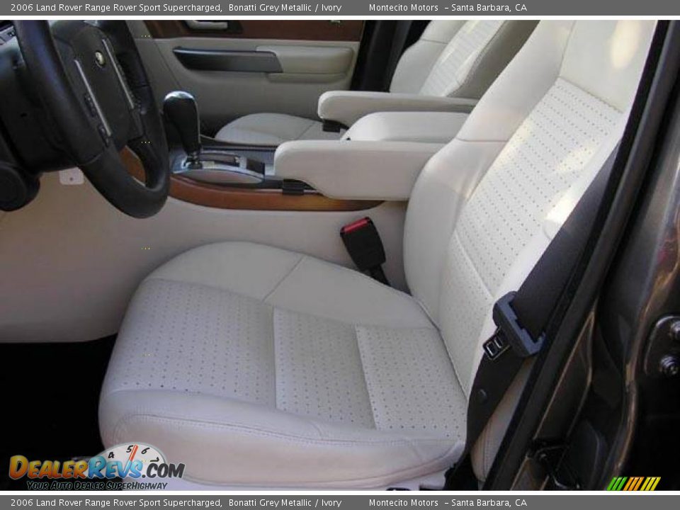 2006 Land Rover Range Rover Sport Supercharged Bonatti Grey Metallic / Ivory Photo #7