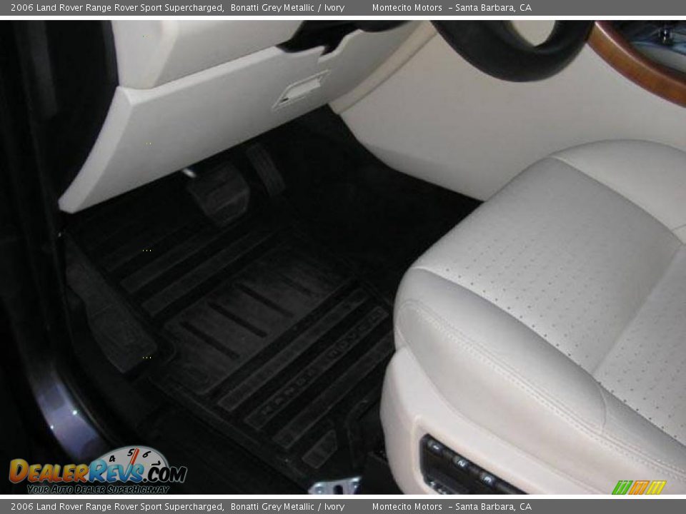 2006 Land Rover Range Rover Sport Supercharged Bonatti Grey Metallic / Ivory Photo #12