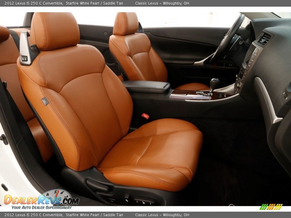 2012 Lexus IS 250 C Convertible Starfire White Pearl / Saddle Tan Photo #18