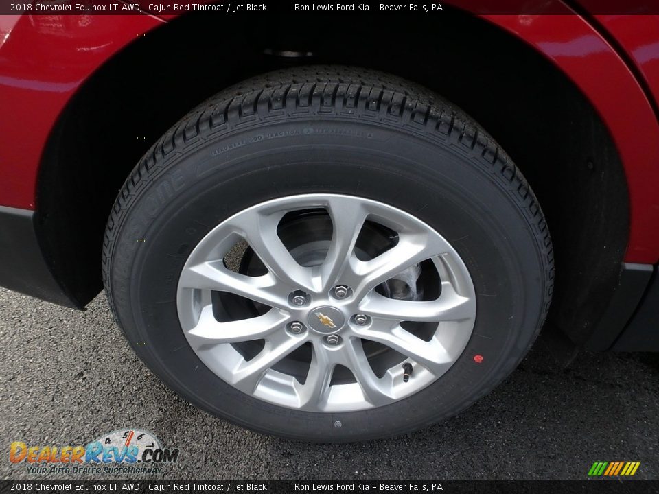2018 Chevrolet Equinox LT AWD Cajun Red Tintcoat / Jet Black Photo #2