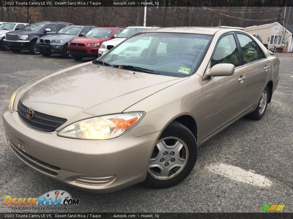 2003 Toyota Camry LE V6 Desert Sand Mica / Taupe Photo #1