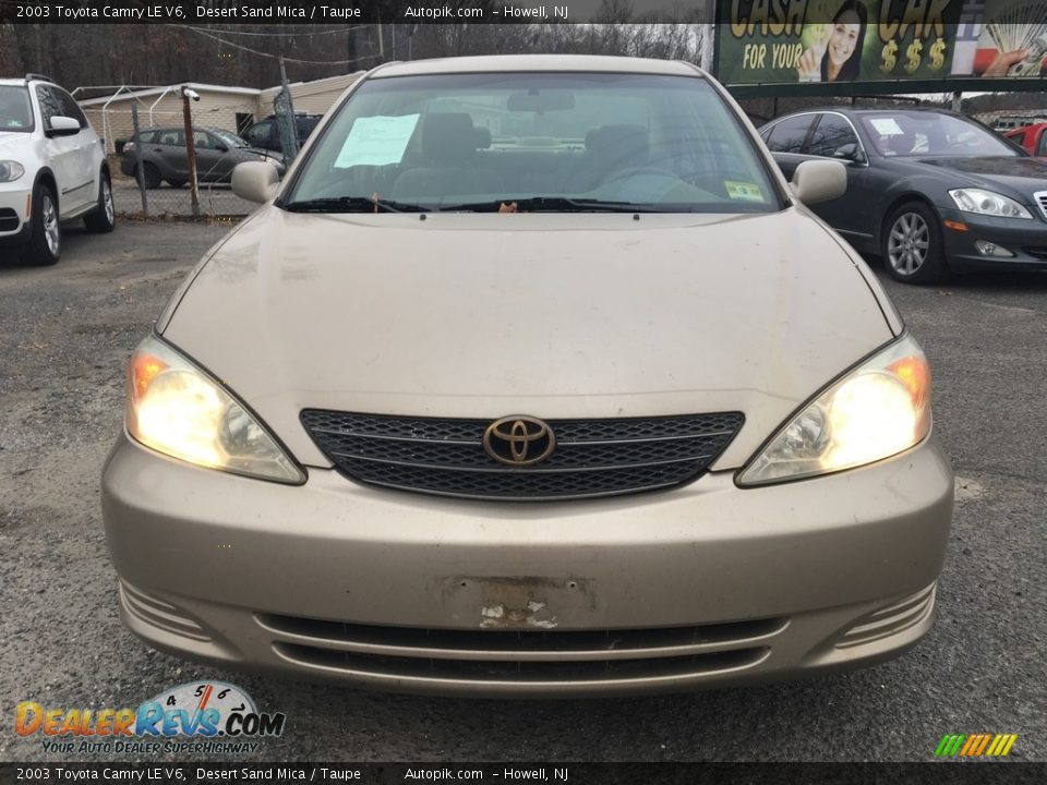 2003 Toyota Camry LE V6 Desert Sand Mica / Taupe Photo #7