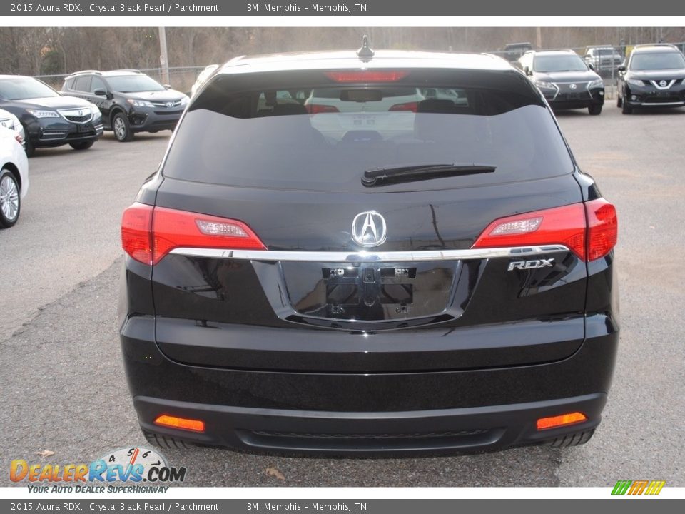 2015 Acura RDX Crystal Black Pearl / Parchment Photo #4