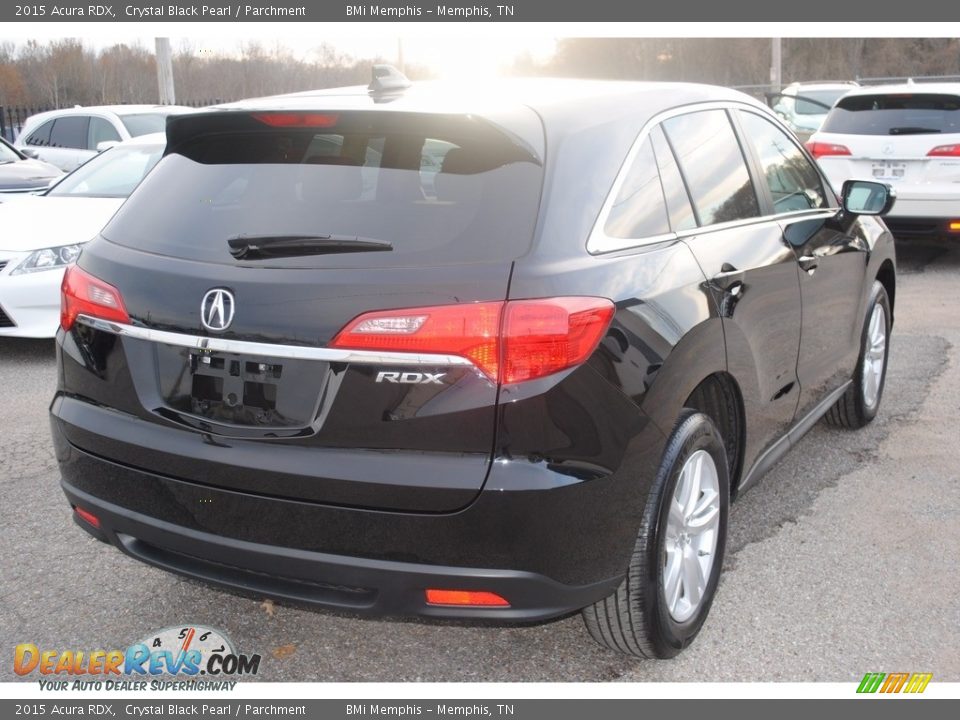 2015 Acura RDX Crystal Black Pearl / Parchment Photo #5