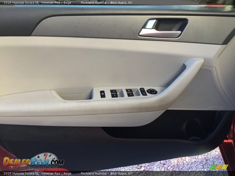 2016 Hyundai Sonata SE Venetian Red / Beige Photo #7