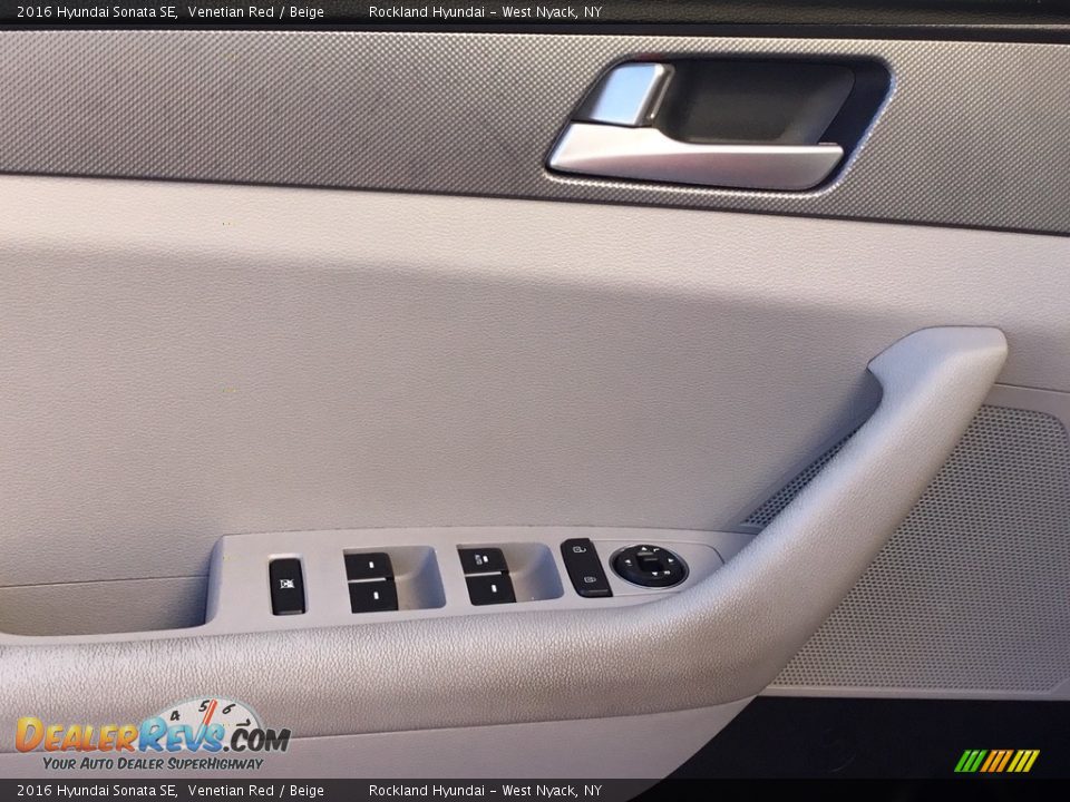 2016 Hyundai Sonata SE Venetian Red / Beige Photo #8