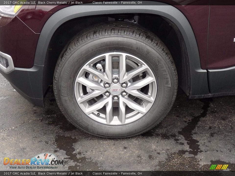 2017 GMC Acadia SLE Black Cherry Metallic / Jet Black Photo #5
