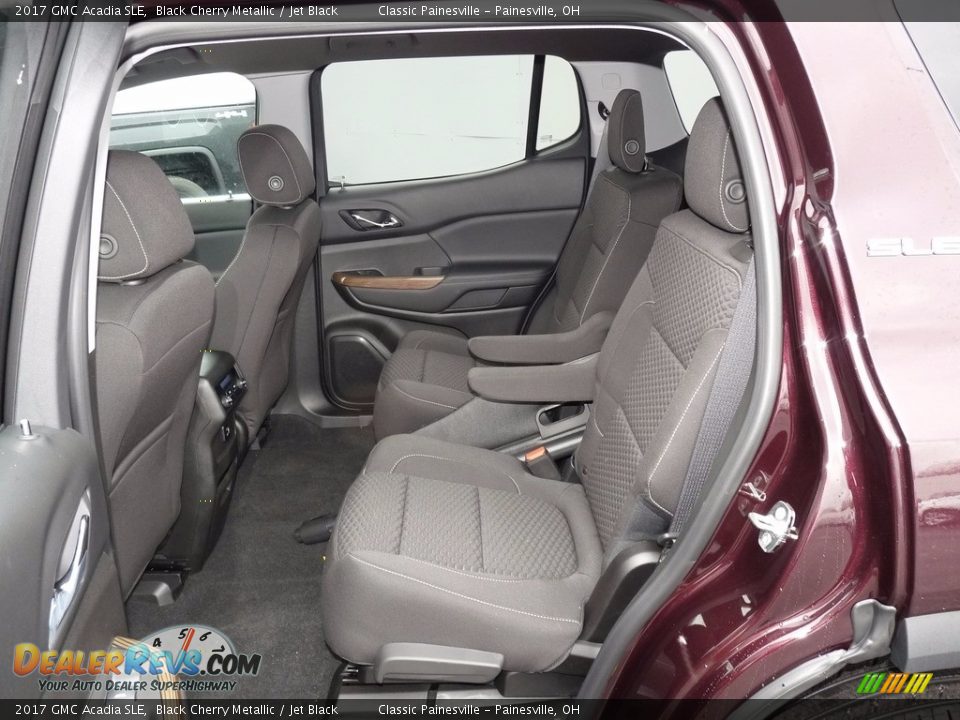 2017 GMC Acadia SLE Black Cherry Metallic / Jet Black Photo #7