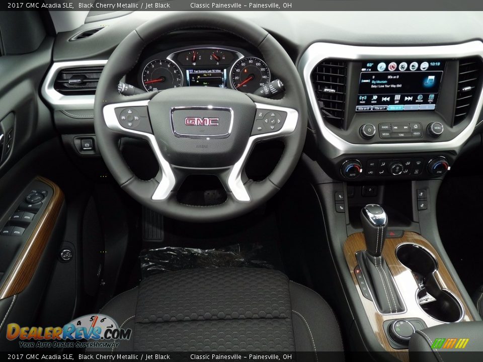 2017 GMC Acadia SLE Black Cherry Metallic / Jet Black Photo #9