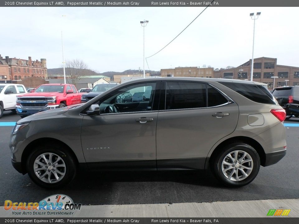 2018 Chevrolet Equinox LT AWD Pepperdust Metallic / Medium Ash Gray Photo #6