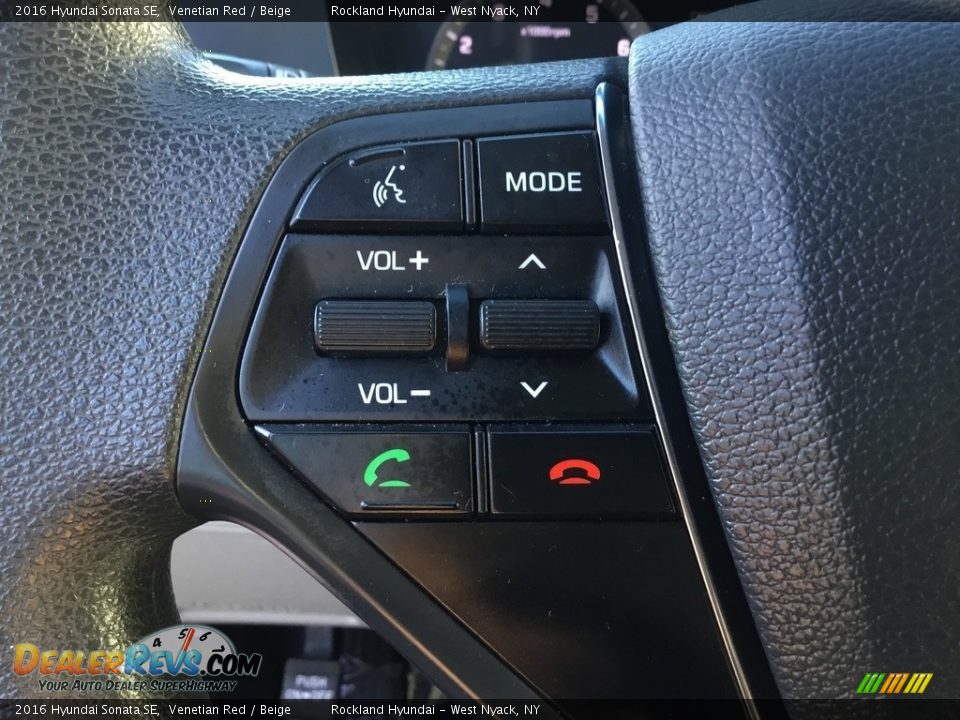 2016 Hyundai Sonata SE Venetian Red / Beige Photo #18