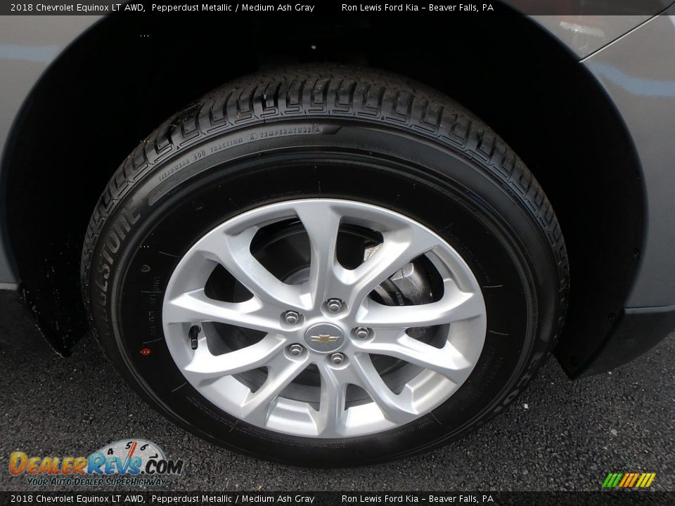 2018 Chevrolet Equinox LT AWD Pepperdust Metallic / Medium Ash Gray Photo #10