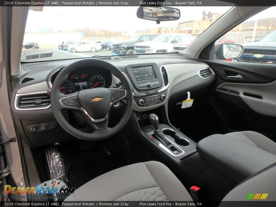 2018 Chevrolet Equinox LT AWD Pepperdust Metallic / Medium Ash Gray Photo #13