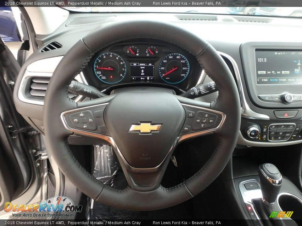 2018 Chevrolet Equinox LT AWD Pepperdust Metallic / Medium Ash Gray Photo #17