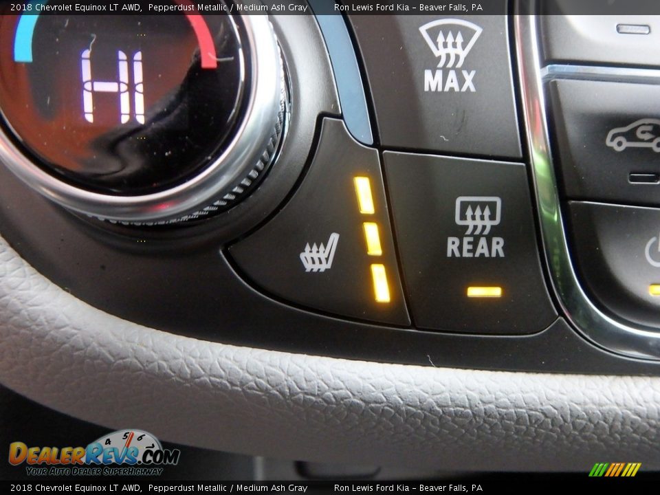 2018 Chevrolet Equinox LT AWD Pepperdust Metallic / Medium Ash Gray Photo #19