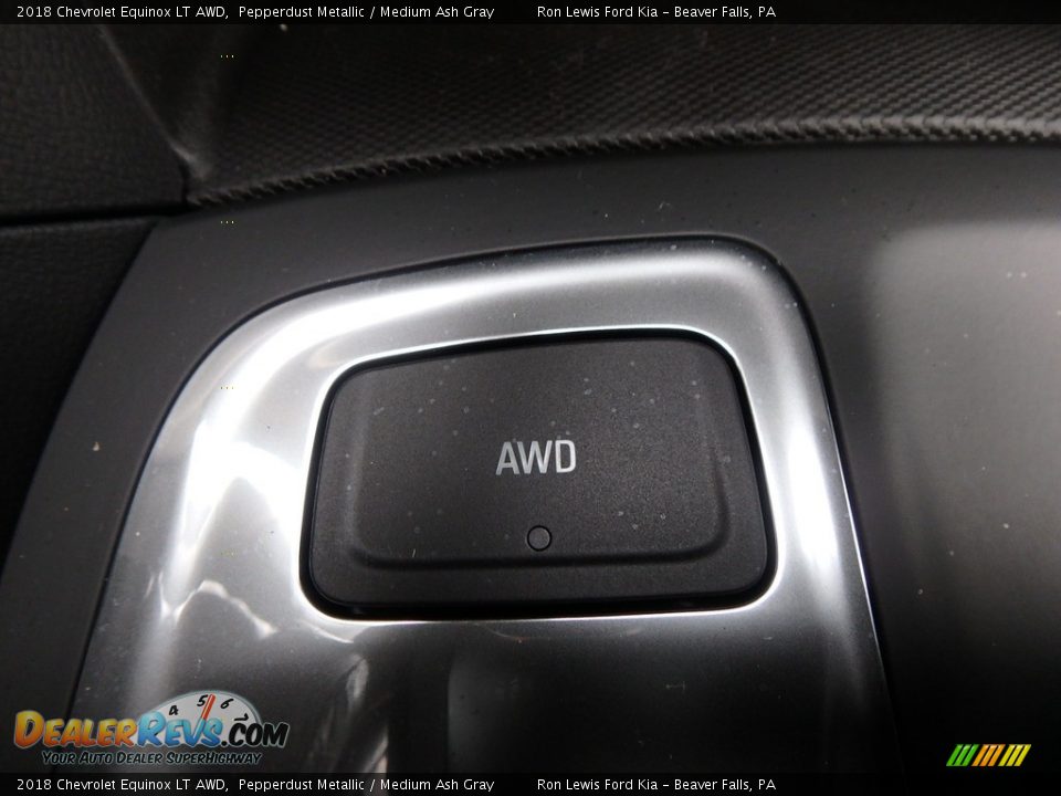 2018 Chevrolet Equinox LT AWD Pepperdust Metallic / Medium Ash Gray Photo #20
