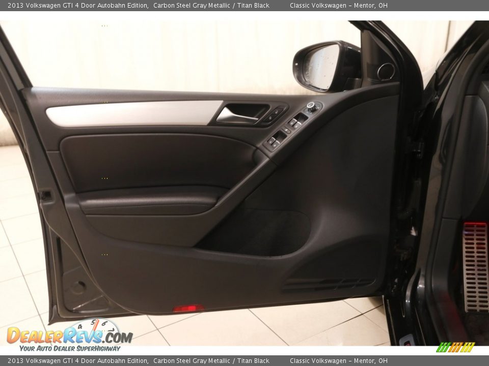 2013 Volkswagen GTI 4 Door Autobahn Edition Carbon Steel Gray Metallic / Titan Black Photo #4