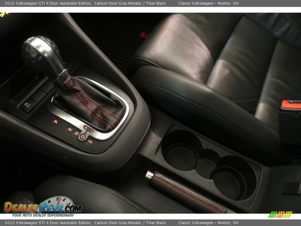 2013 Volkswagen GTI 4 Door Autobahn Edition Carbon Steel Gray Metallic / Titan Black Photo #10