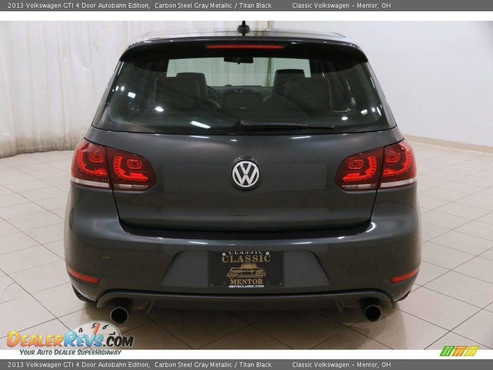 2013 Volkswagen GTI 4 Door Autobahn Edition Carbon Steel Gray Metallic / Titan Black Photo #14