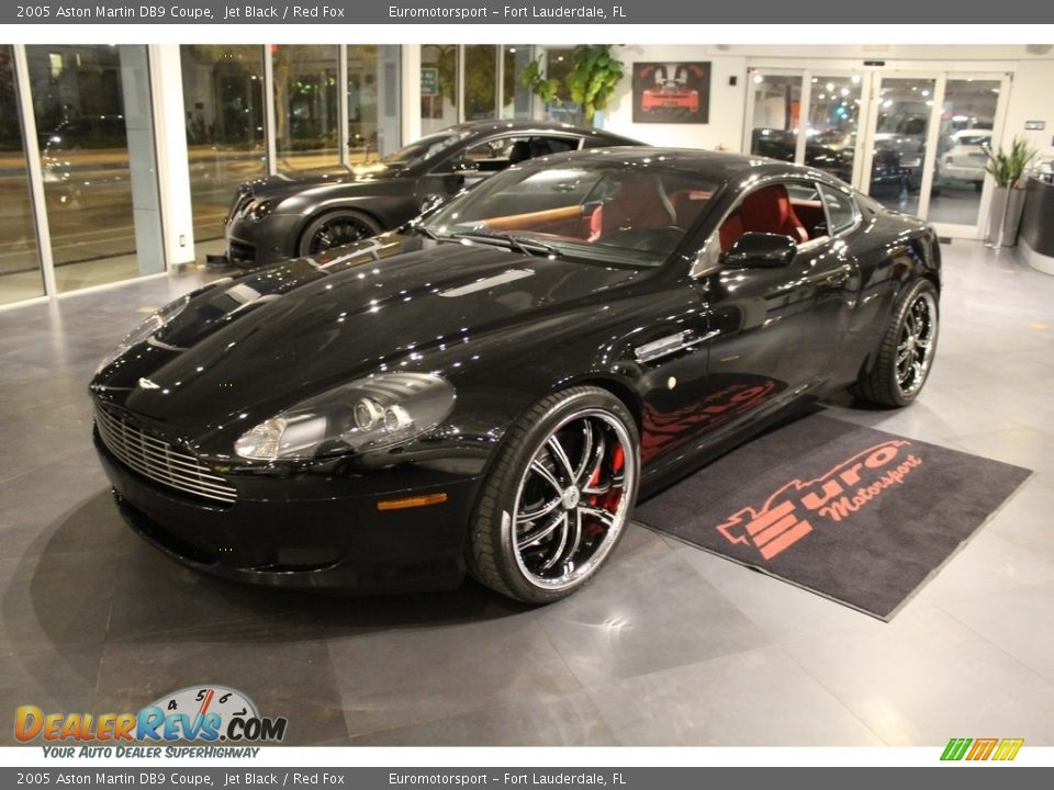 2005 Aston Martin DB9 Coupe Jet Black / Red Fox Photo #1