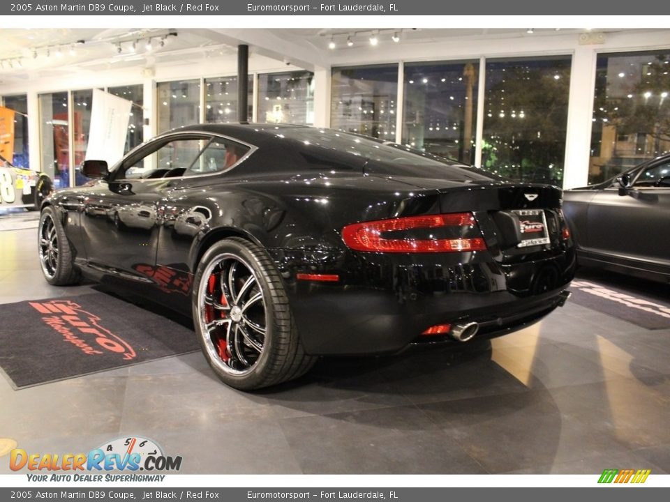 2005 Aston Martin DB9 Coupe Jet Black / Red Fox Photo #5