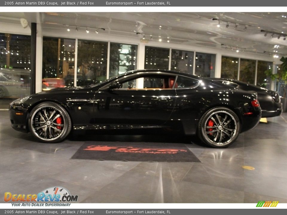 2005 Aston Martin DB9 Coupe Jet Black / Red Fox Photo #7