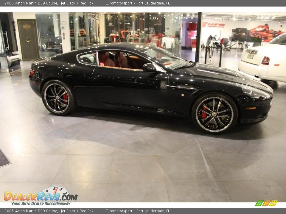2005 Aston Martin DB9 Coupe Jet Black / Red Fox Photo #10