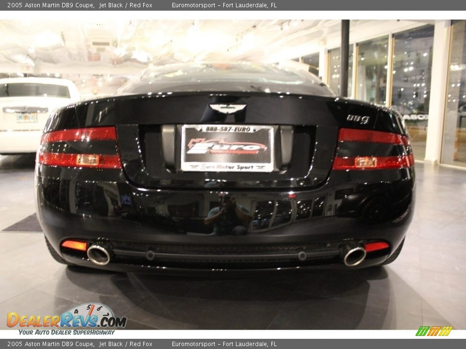 2005 Aston Martin DB9 Coupe Jet Black / Red Fox Photo #13