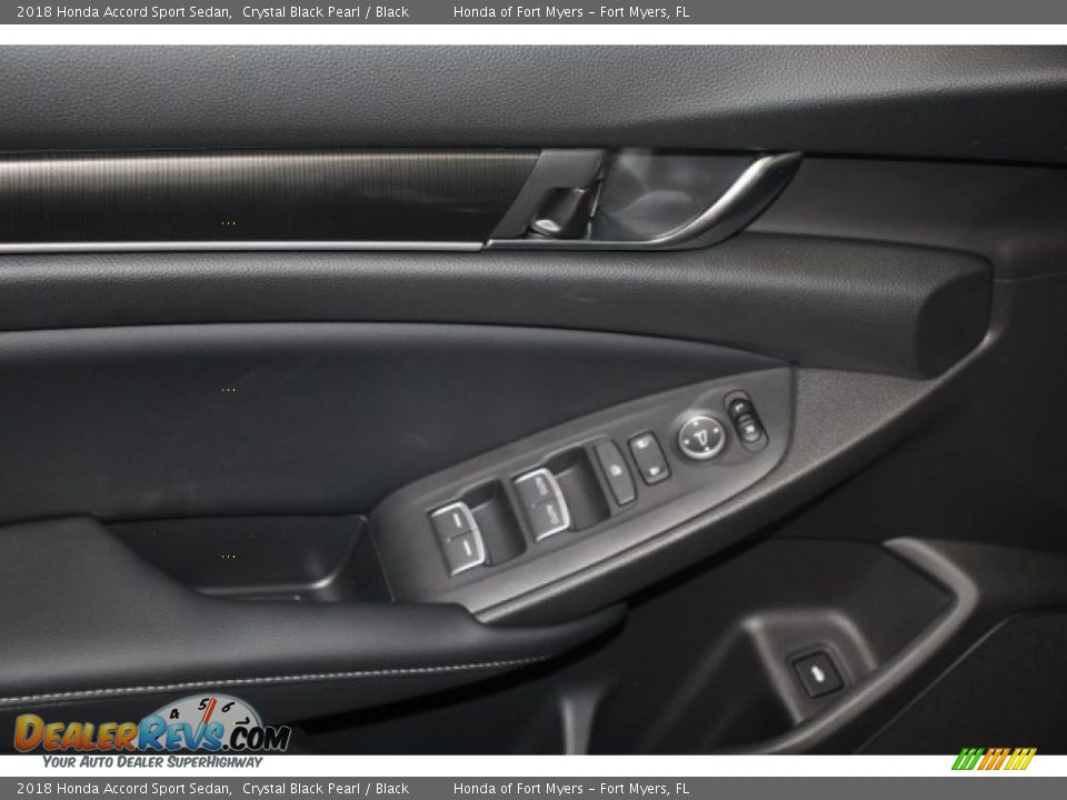 2018 Honda Accord Sport Sedan Crystal Black Pearl / Black Photo #9