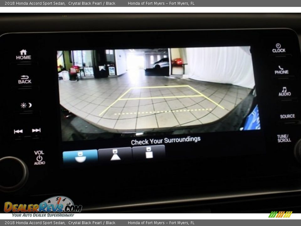2018 Honda Accord Sport Sedan Crystal Black Pearl / Black Photo #17